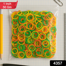 Rubber Band For Office/Home and Kitchen Accessories Item Products, Elastic Rubber Bands, Flexible Reusable Nylon Elastic Unbreakable, For Stationery, School  Multicolor (1 Inch, 50 GM), Hair accessories